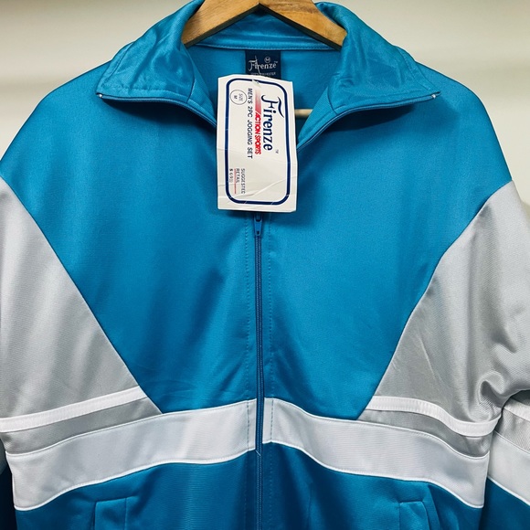 FIRENZE LIGHT BLUE & SILVER UPPER TRCK FOR MEN’S & WOMEN’S - Picture 2 of 6